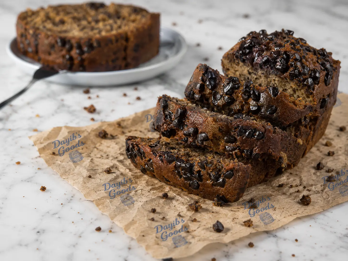 Brown butter chocolate chip banana bread